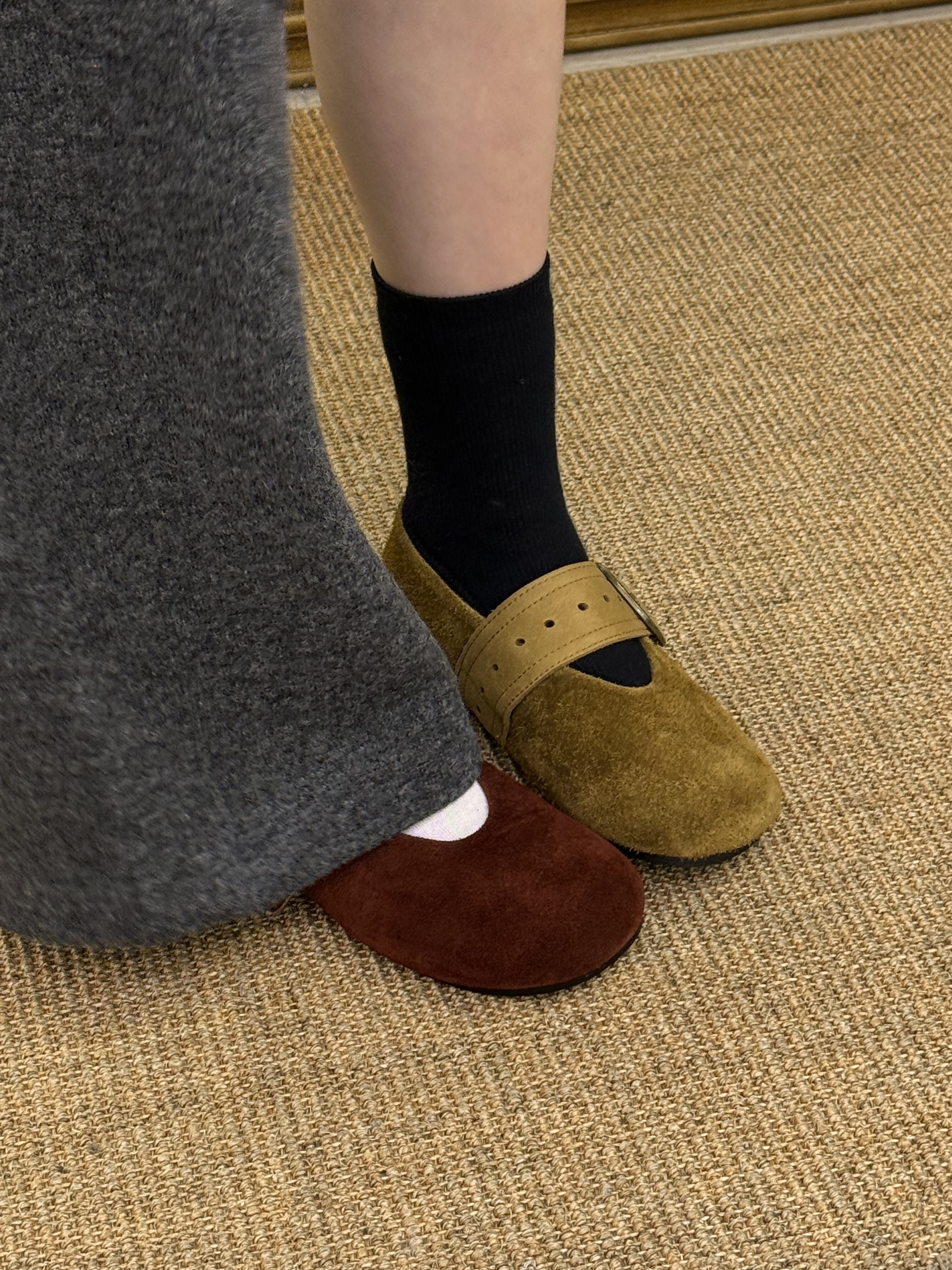 MFX 小香风法式平底单鞋女复古一脚蹬奶奶鞋玛丽珍单鞋GT-85主图