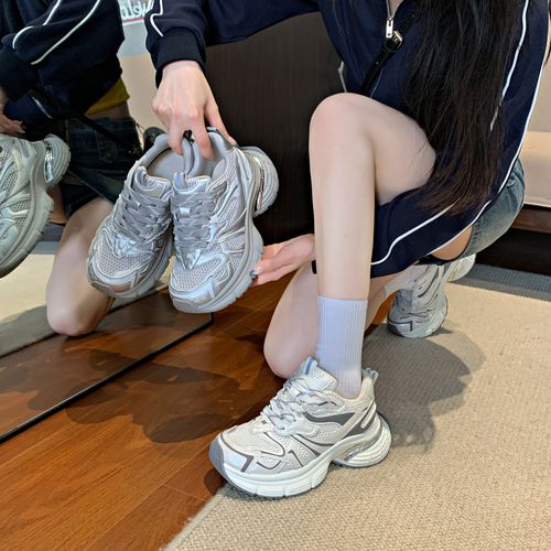 【阿比让】潮流时尚舒适ins厚底增高百搭小众休闲老爹鞋JC2153主图