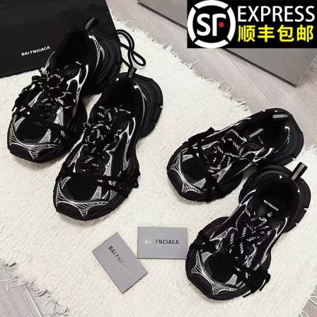 莆田巴黎做旧3XL老爹鞋男女款2025秋季新款厚底运动休闲鞋男鞋潮