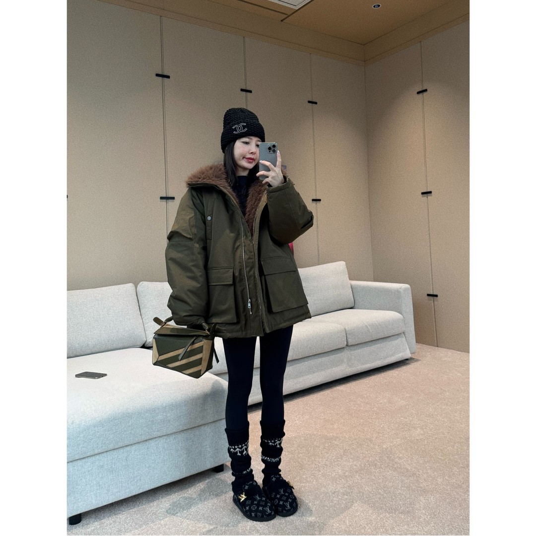 BETTERJOELAY -【森林夜影】时尚穿棉衣外套百搭休闲慵懒Z5325主图