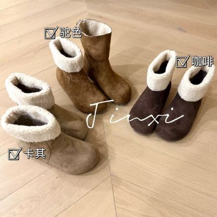 【生日限定】冬季初雪瘦瘦两穿勃肯短靴