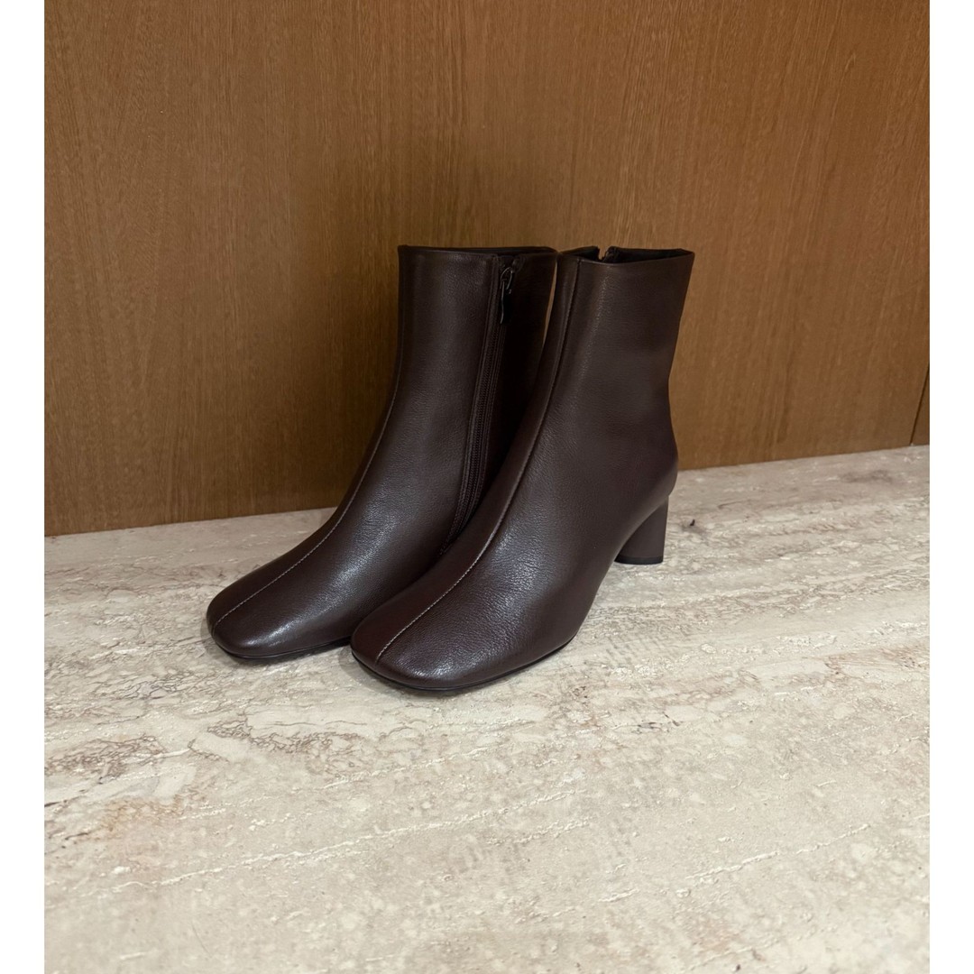 TANTAN 时尚气质百搭鹿皮高跟时装靴3610主图