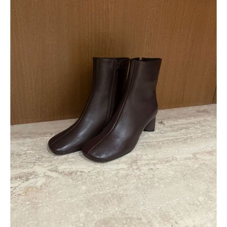 TANTAN 时尚气质百搭鹿皮高跟时装靴3610