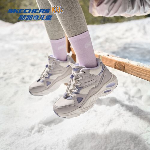 【斯凯奇】儿童秋冬保暖雪地靴319256L&405328L DB主图