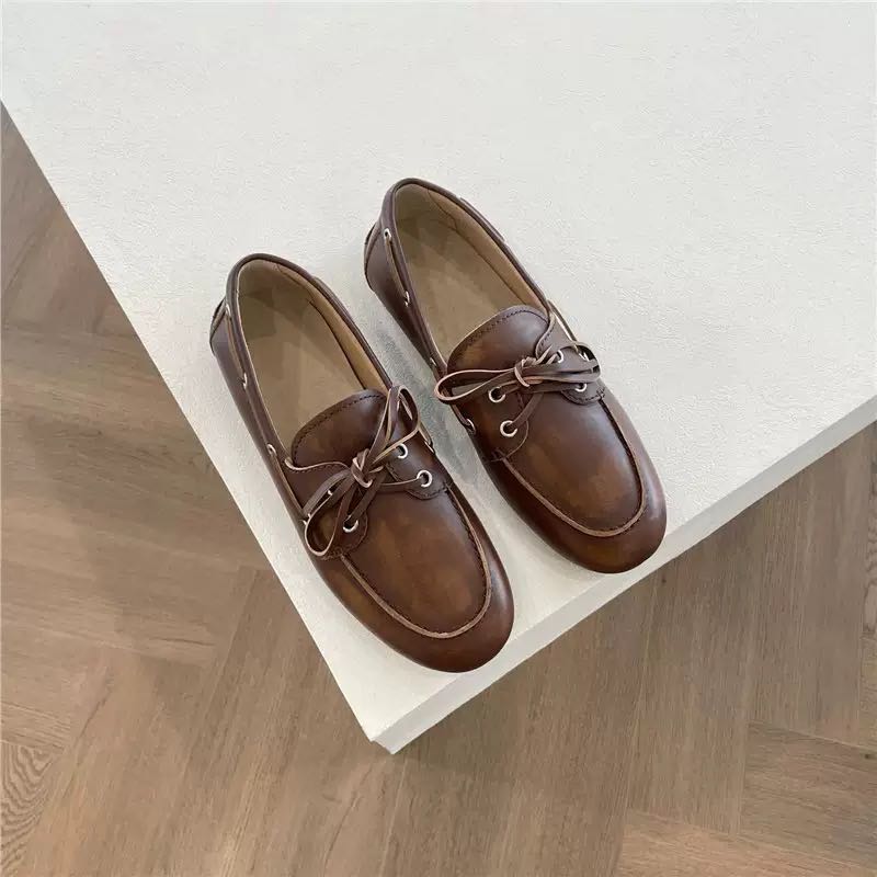 「Oasis韩代」miumiu鞋！爆推都在要的！绑带系带单鞋 102025主图