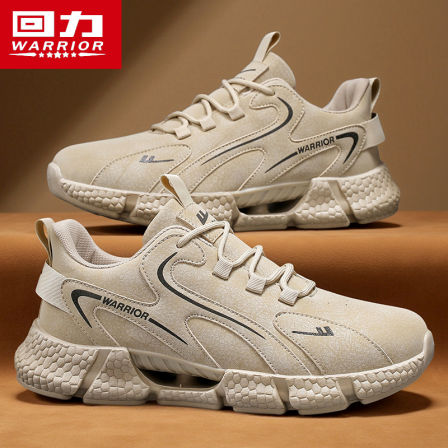 回力劳保男鞋秋季2025新款防水防滑软底男士跑步运动休闲工作潮鞋