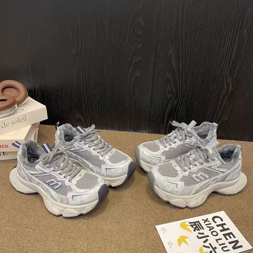 辰小六【加绒老爹鞋】新款厚底百搭休闲运动老爹鞋主图