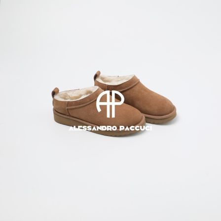 AP洛哥54121XX牛反绒+羊毛浅口雪地靴简约百搭时尚保暖休闲鞋