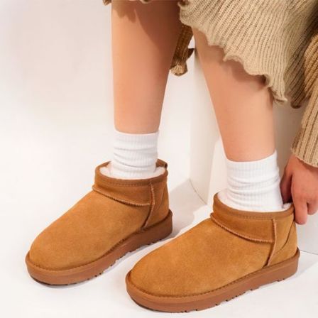 防滑【Mini/5854/5825】筒高任选经典靴型桑坡羊皮毛一体雪地靴25