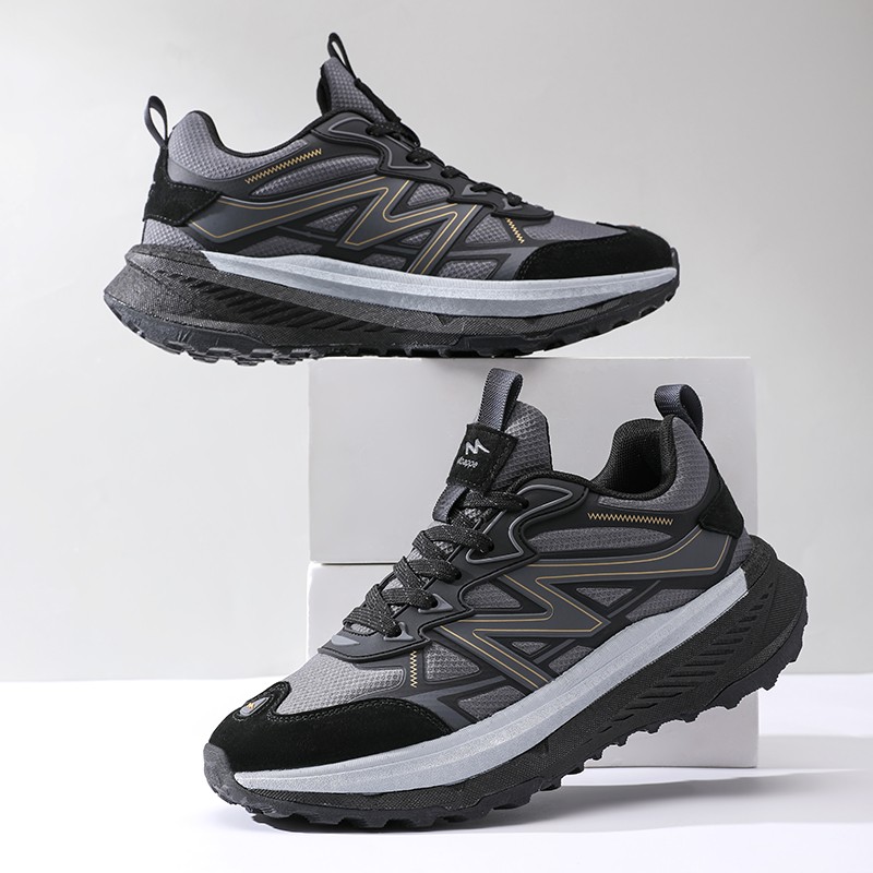 【姆巴佩/MBAPPE】轻奢户外休闲运动鞋真皮轻便男女情侣款百搭潮鞋主图