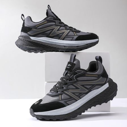 【姆巴佩/MBAPPE】轻奢户外休闲运动鞋真皮轻便男女情侣款百搭潮鞋