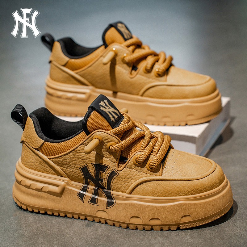 FN免系带板鞋2025秋季新款厚底增高百搭男鞋时尚百搭软底运动鞋潮主图