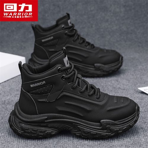 回力正品男鞋2025秋冬工装鞋男士防水防滑工作马丁靴高帮休闲男鞋主图