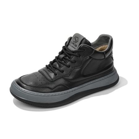 头层牛皮新款中邦小白鞋男百搭真皮简约时尚百搭休闲鞋S-4699