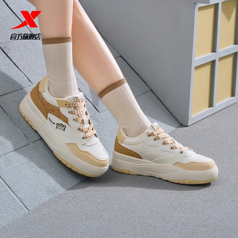 【贤灿专属】千层鞋 | 特步板鞋时尚百搭运动鞋975118310017主图