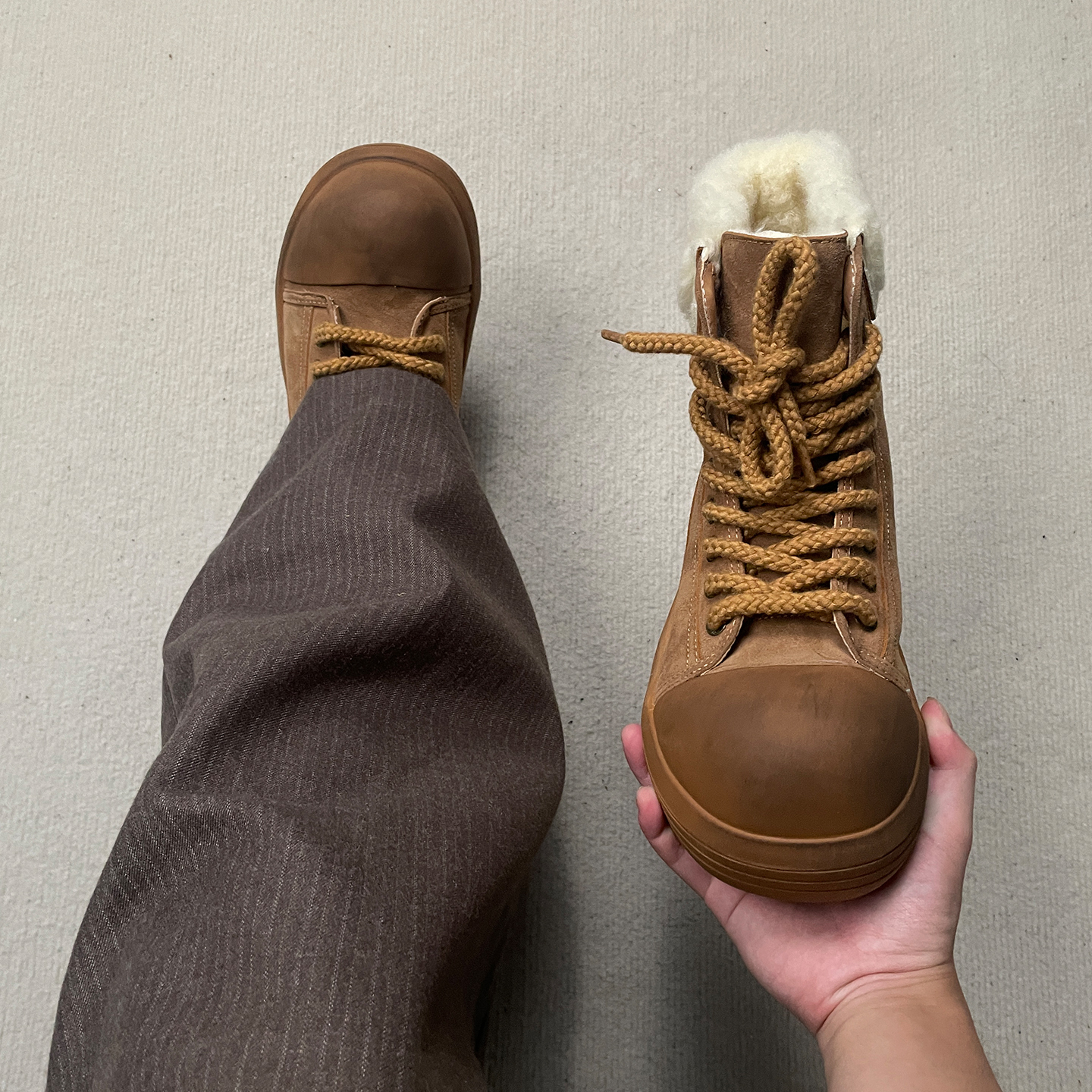 户外东北大棉鞋男女新款情侣冬季加绒加厚零下40度保暖厚底雪地靴主图