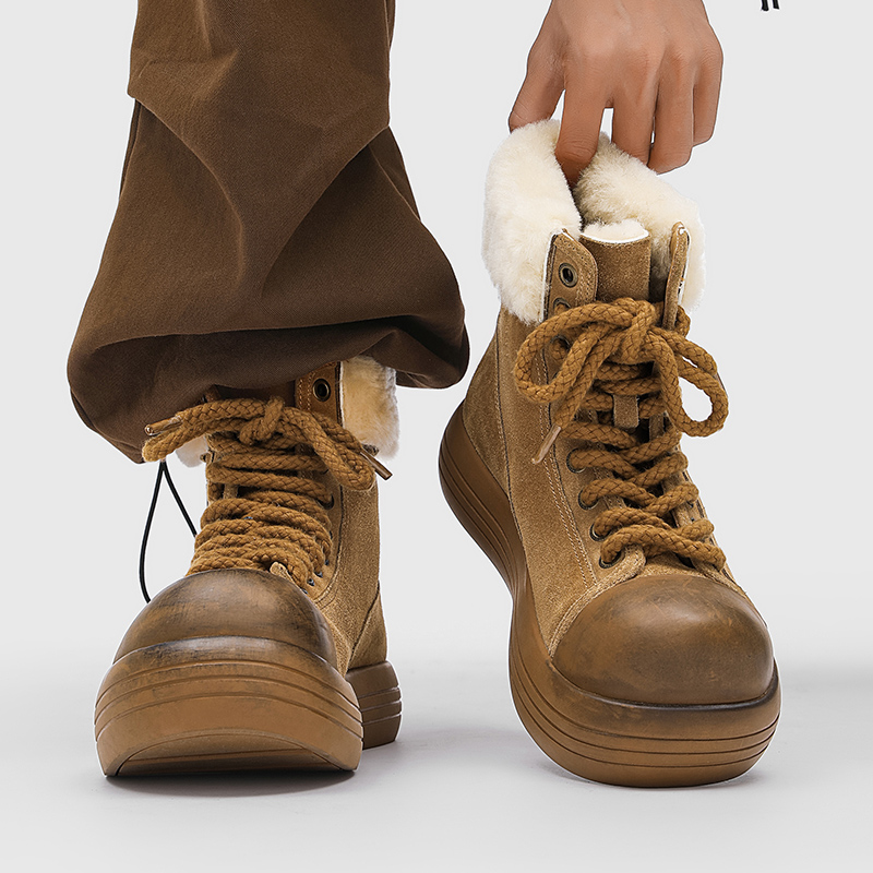 东北雪地靴男女新款冬季加绒加厚零下40度保暖防赛装备厚底大棉鞋主图