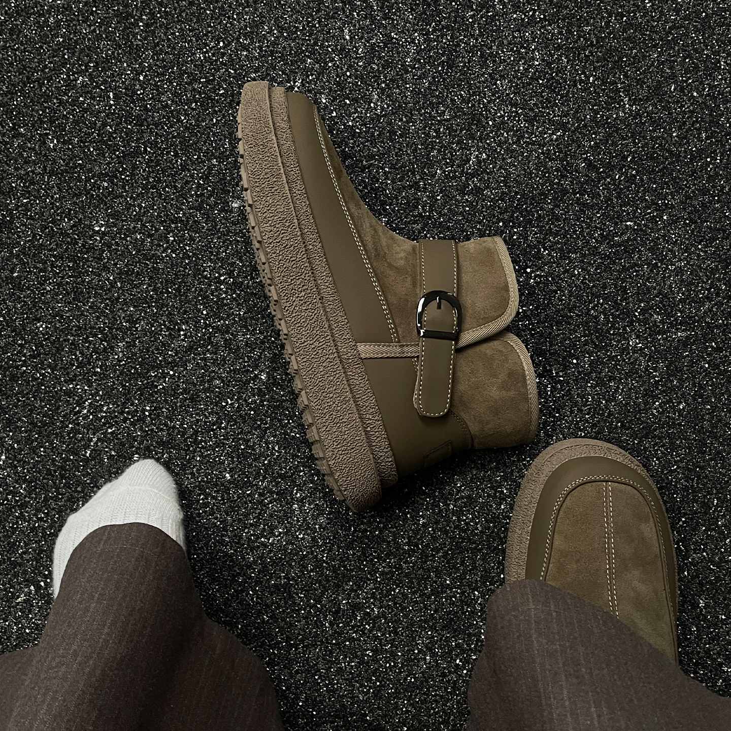 新款雪地靴男2025冬季加绒加厚休闲轮胎厚底防滑保暖零下40°棉鞋主图