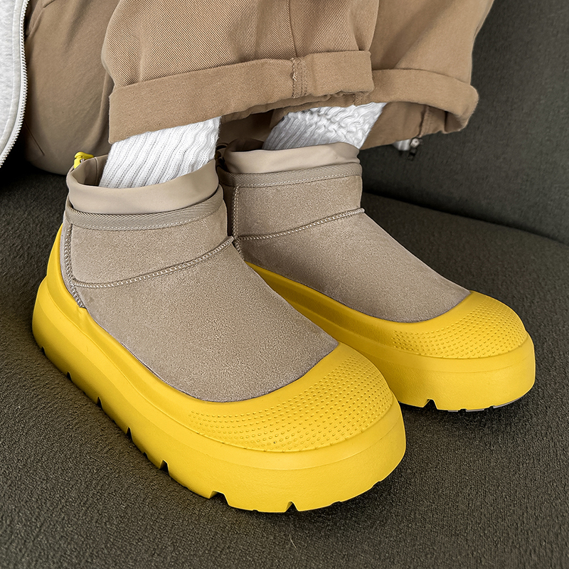 王一博同款塔斯曼厚底防滑雪地靴男冬季户外加绒加厚保暖情侣棉鞋主图