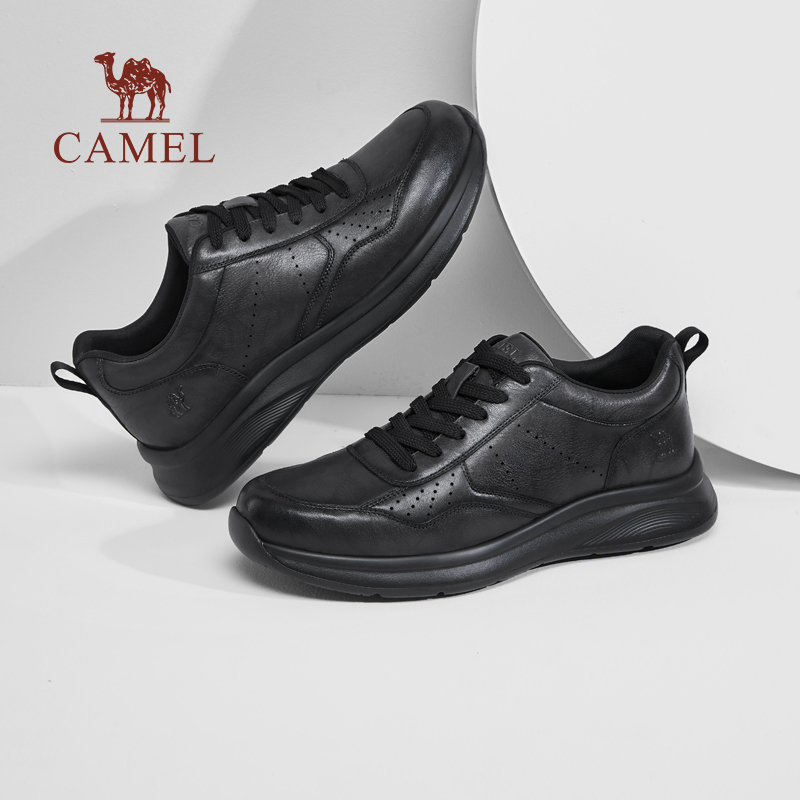 【所有姐姐的衣橱直播间】骆驼男士商务休闲鞋系带款/快穿款主图