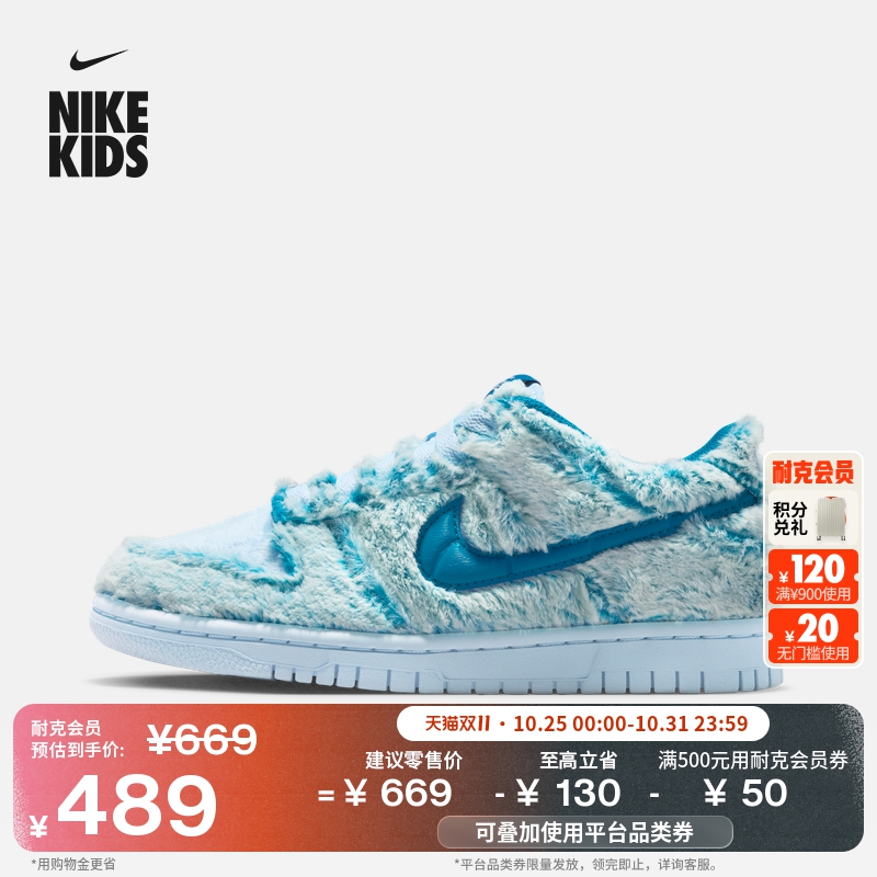 Nike耐克官方NIKE DUNK LOW 大童运动鞋IM7171主图