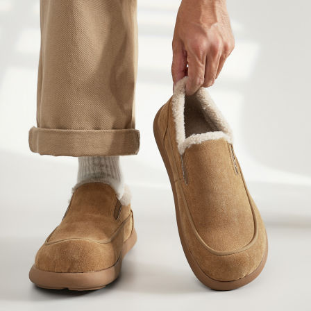 加绒加厚雪地靴男士棉鞋冬季2025新款懒人一脚蹬小土豆乐福勃肯鞋