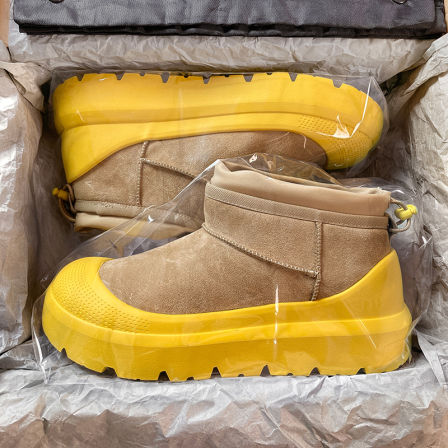 羊毛王一博同款雪地靴男款女冬季加绒加厚保暖防水防滑男士棉鞋