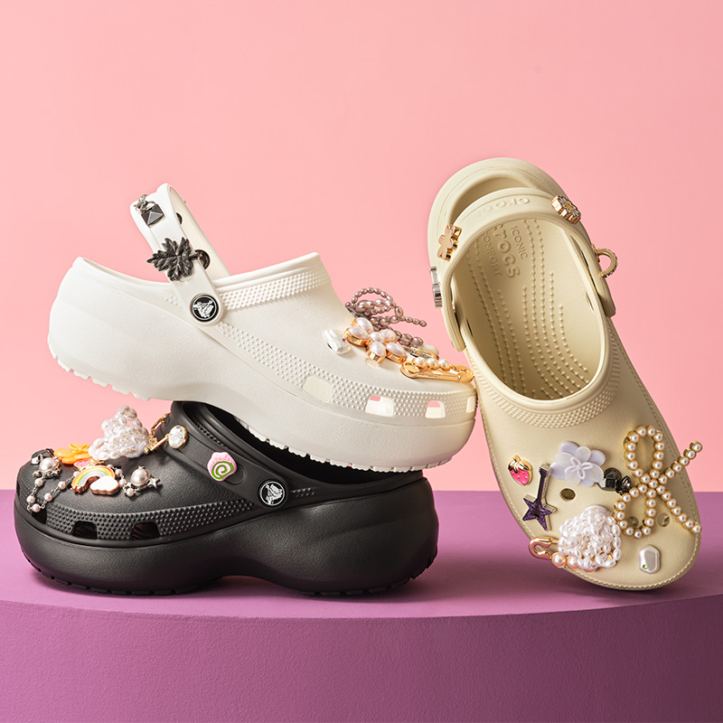 Crocs卡骆驰Crocs云朵洞洞鞋板栗经典暖棉主图