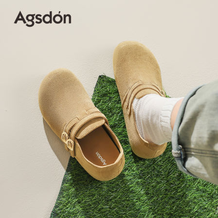 【香菇来了】奥古狮登内增高勃肯鞋女秋冬加绒2025新款棉鞋半拖鞋