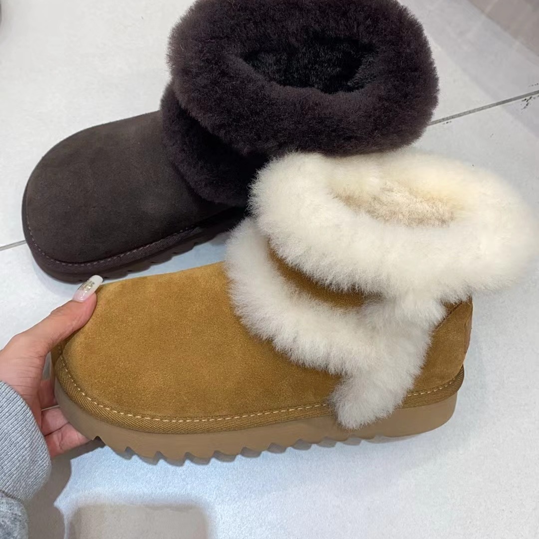 QIQI绮绮家【首谷】雪地靴鞋子617109#10-21主图