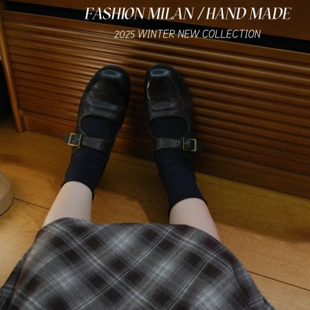 F.M2025新款真皮复古玛丽珍鞋女圆头粗跟百搭一字扣带小皮鞋单鞋