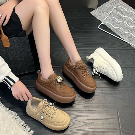 软底超回弹百搭舒适面包鞋时尚休闲鞋81601