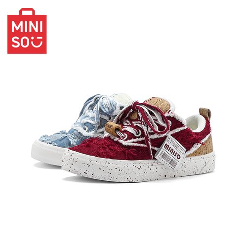 名创优品鞋子男款爆款2025新款冬季休闲鸳鸯鞋百搭时尚厚底滑板鞋主图