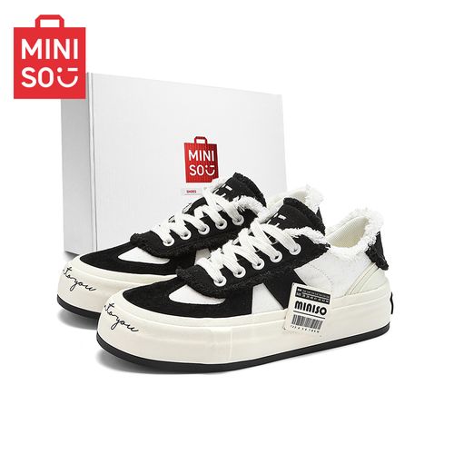 名创优品男鞋秋款爆款2025新款时尚舒适休闲板鞋潮流情侣百搭鞋子主图