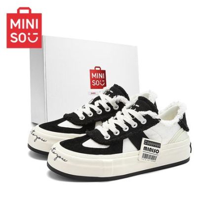 名创优品男鞋秋款爆款2025新款时尚舒适休闲板鞋潮流情侣百搭鞋子