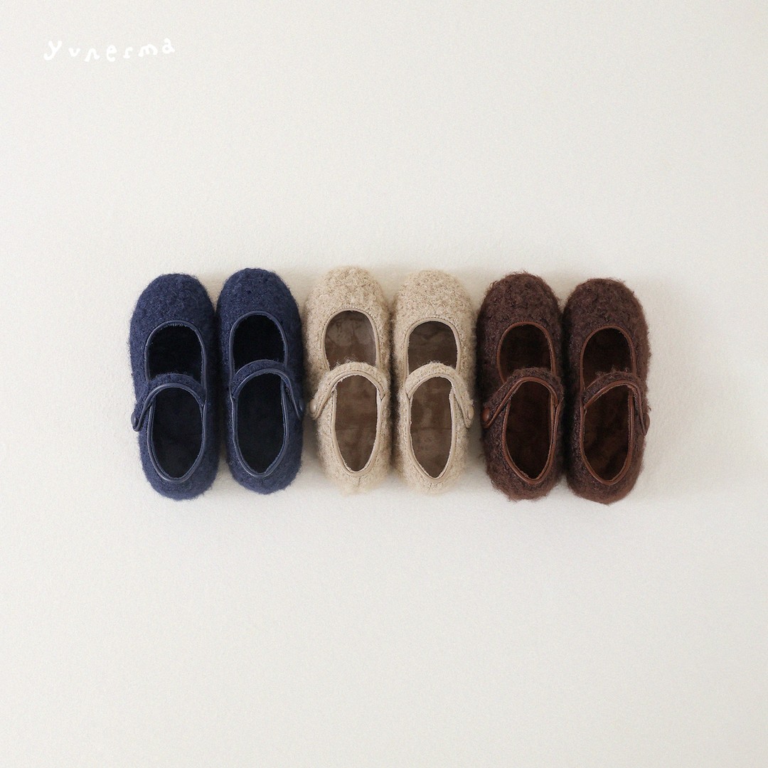 允儿妈女童冬季新款魔术贴加绒毛毛鞋女孩秋冬加厚棉鞋宝宝鞋子潮主图