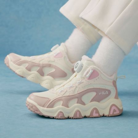 【斐乐儿童豹爪2棉鞋】2025年冬季新百搭中大童保暖棉鞋K55B543905