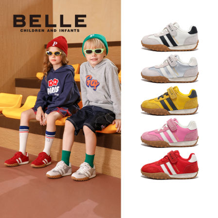 百丽童鞋女童板鞋2025秋季新款儿童运动鞋男童德训鞋宝宝休闲鞋子