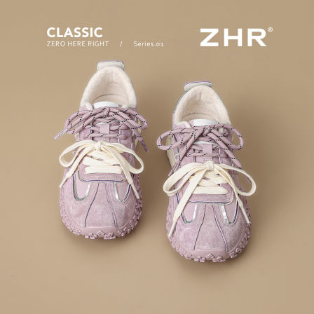 加绒德训鞋女2025冬新款复古保暖雪地靴厚底真皮阿甘鞋休闲棉鞋