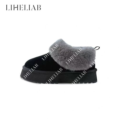 宝儿家 / 贵妇雪地靴 复古厚底保暖加绒舒适休闲雪地靴主图