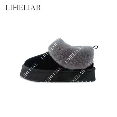 宝儿家 / 贵妇雪地靴 复古厚底保暖加绒舒适休闲雪地靴