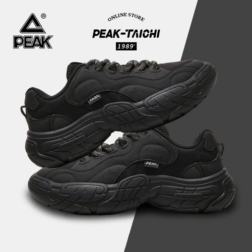 匹克态极轮胎鞋2025新款爆款男鞋休闲鞋厚底增高老爹鞋-DE610077主图