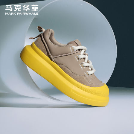 马克华菲男鞋2025新款秋季美式休闲鞋子软底增高德训潮鞋男士板鞋