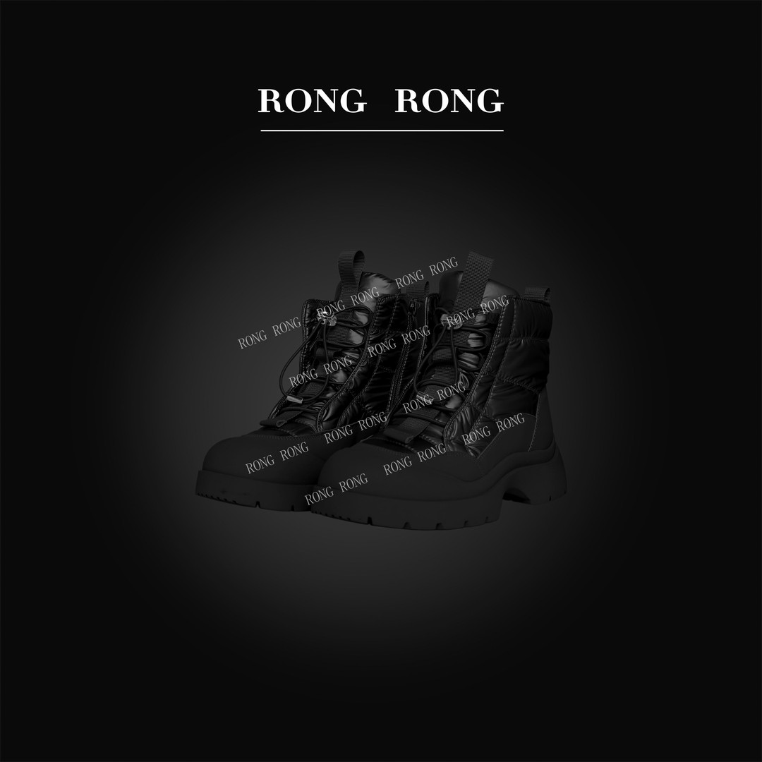 溶溶RONGRONG【雪地精灵】冬季加绒防水防污厚底预热雪地短靴9804主图