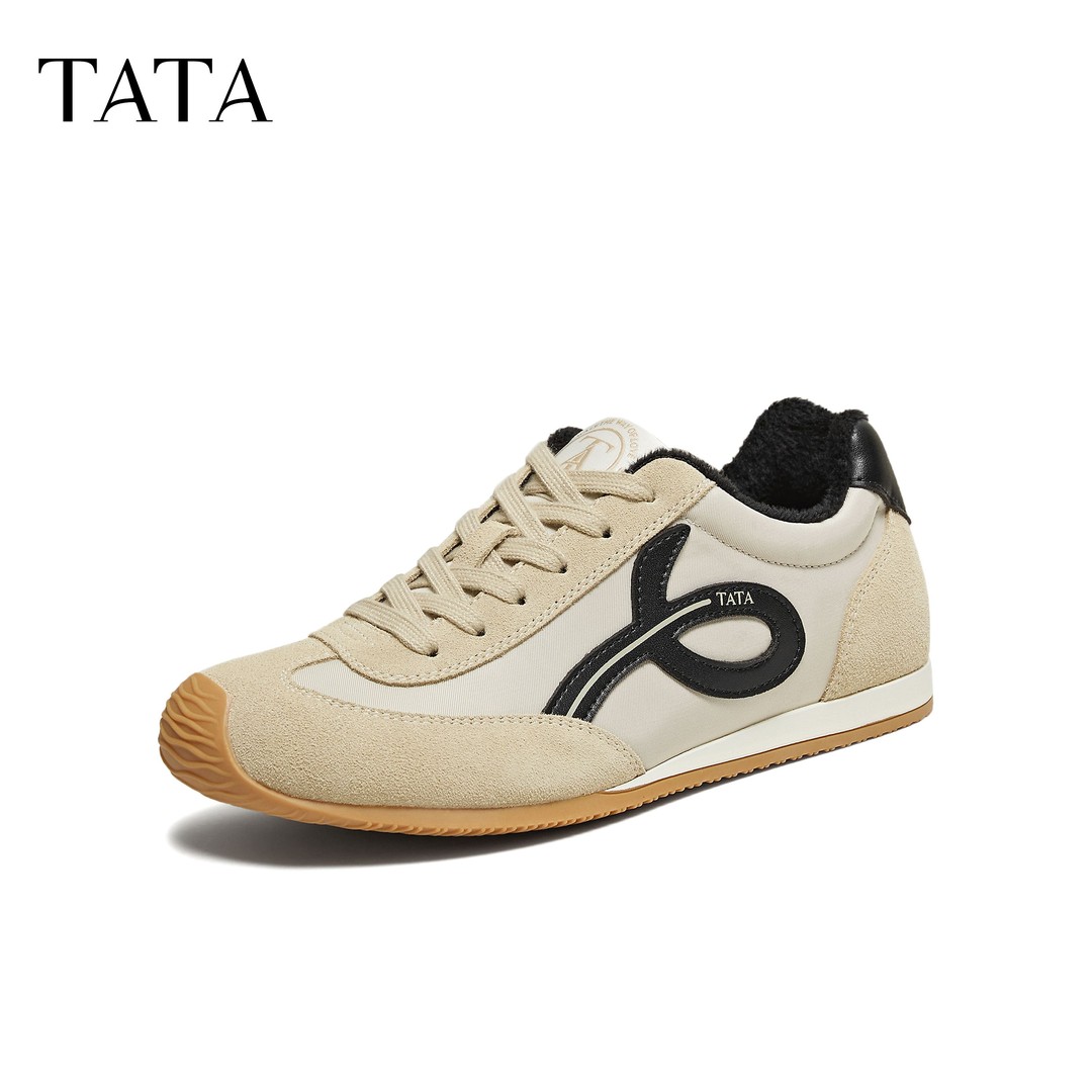 【百丽集团专场】TATA/他她复古厚底歪头阿甘鞋GTX01CM5/EVN01CM5主图