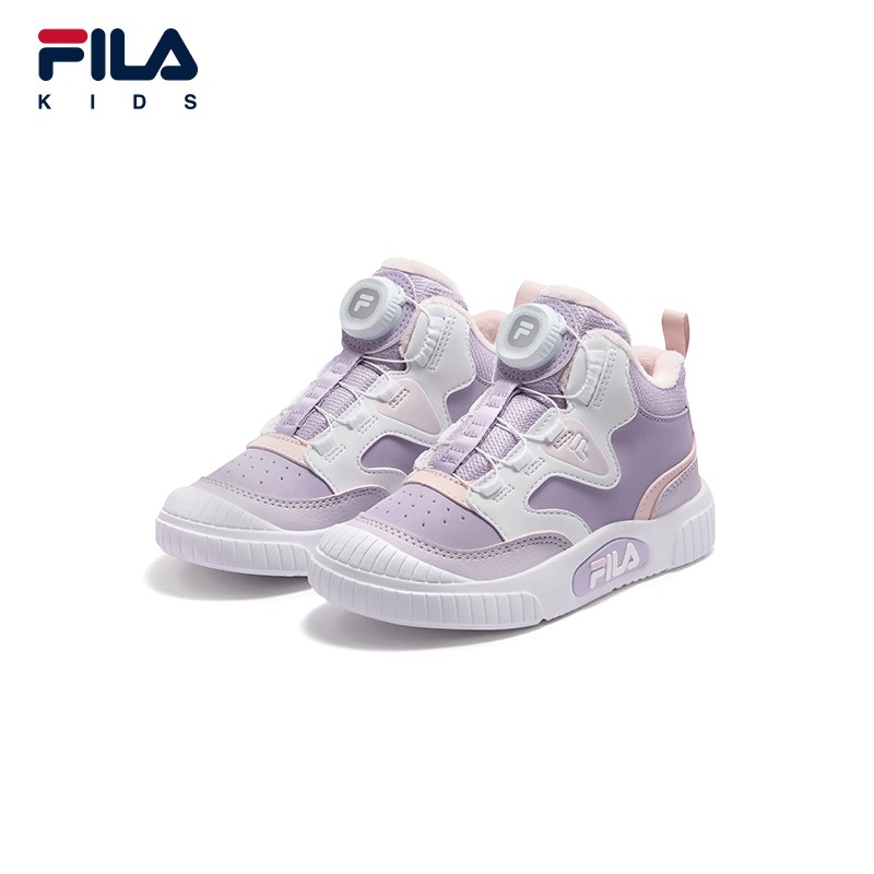 【斐乐儿童蛋挞棉靴】25年秋冬新款保暖加绒高帮经典板鞋K54B541302主图