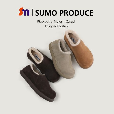 素陌冬季小土豆包跟款皮毛一体勃肯鞋真皮复古舒适保暖棉鞋20161