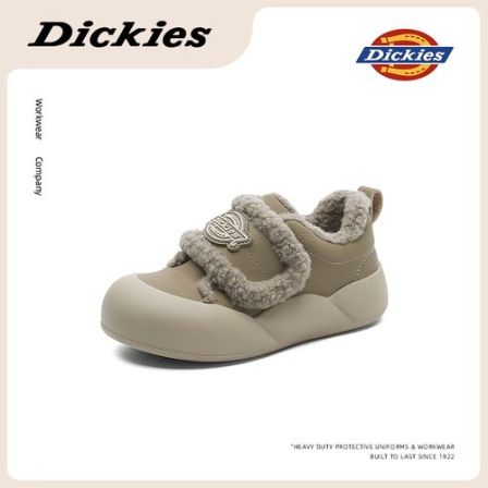 Dickies亲子鞋冬季二棉童鞋韩系加绒保暖青少年防滑包头雪地靴