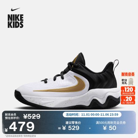 耐克字母哥大童透气篮球鞋冬季男女童NIKE IMMORTALITY 4 IH7664