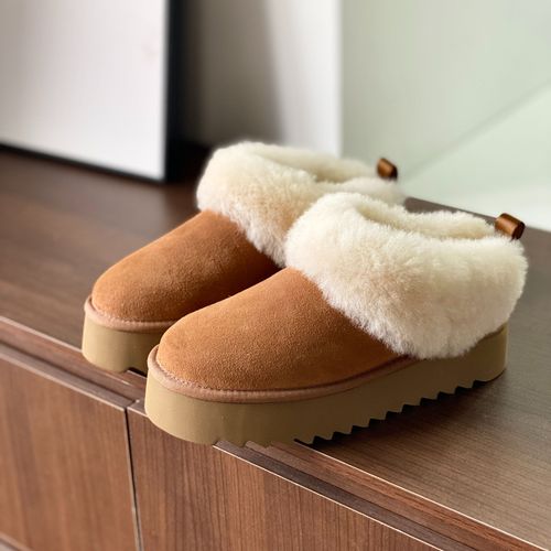 冬季增高雪地靴新款真皮羊毛皮毛一体内增高防滑保暖舒适DN1393主图